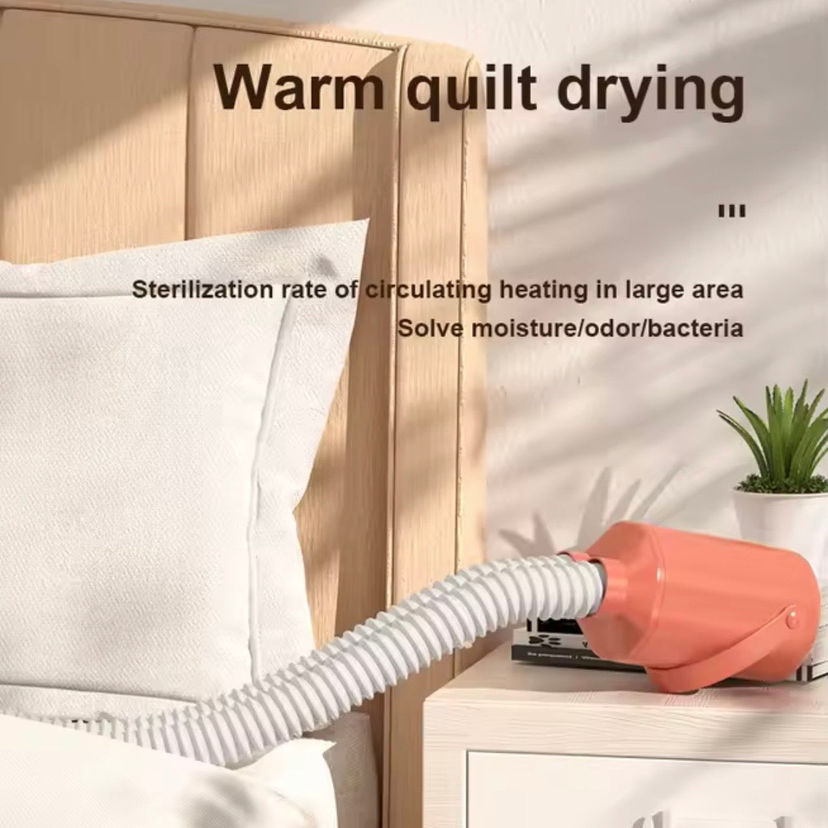 VÄRMO - Portabel Varmluftsfläkt