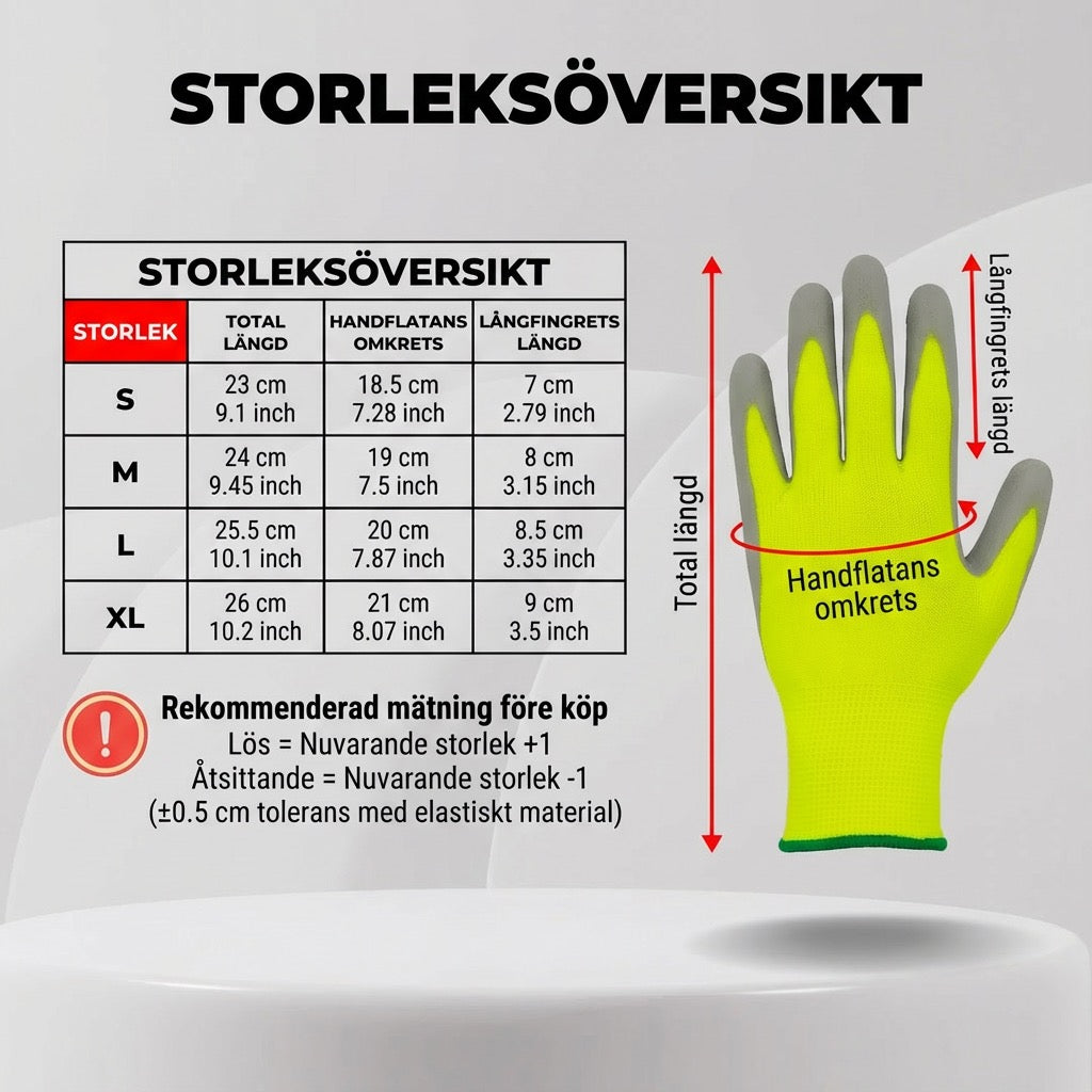 FGFW - Arbetshandskar med Grepp & Komfort