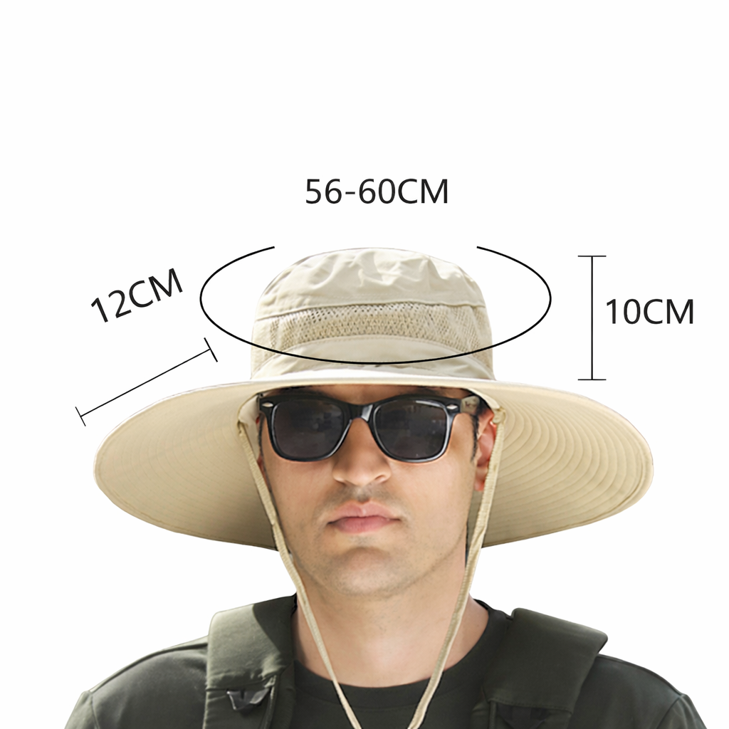 SOLARCOOL - Solhatt med Inbyggd Fläkt & UPF50+