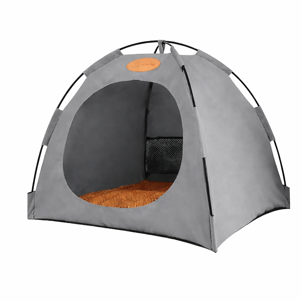 Hopfällbart husdjurstält