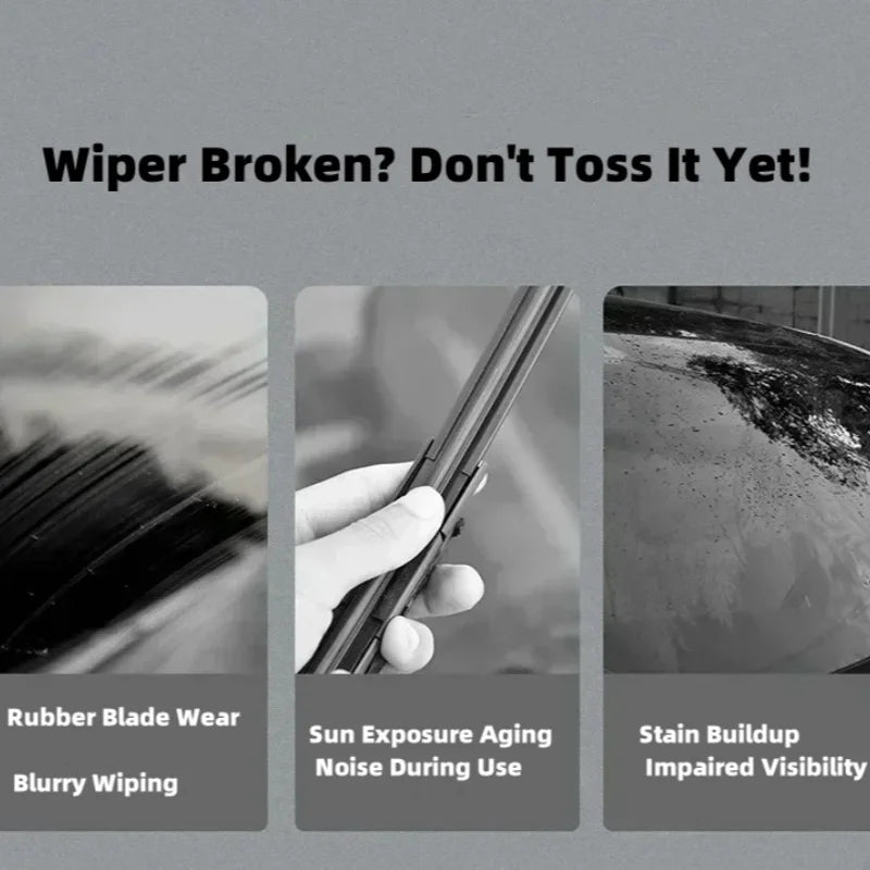 KLARSIKT - Tredubblar Livslängden på Vindrutetorkare