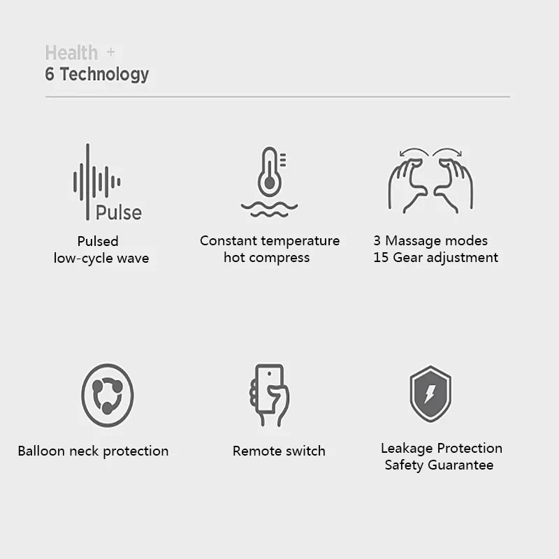 HVILE – Trådlös Nackmassager