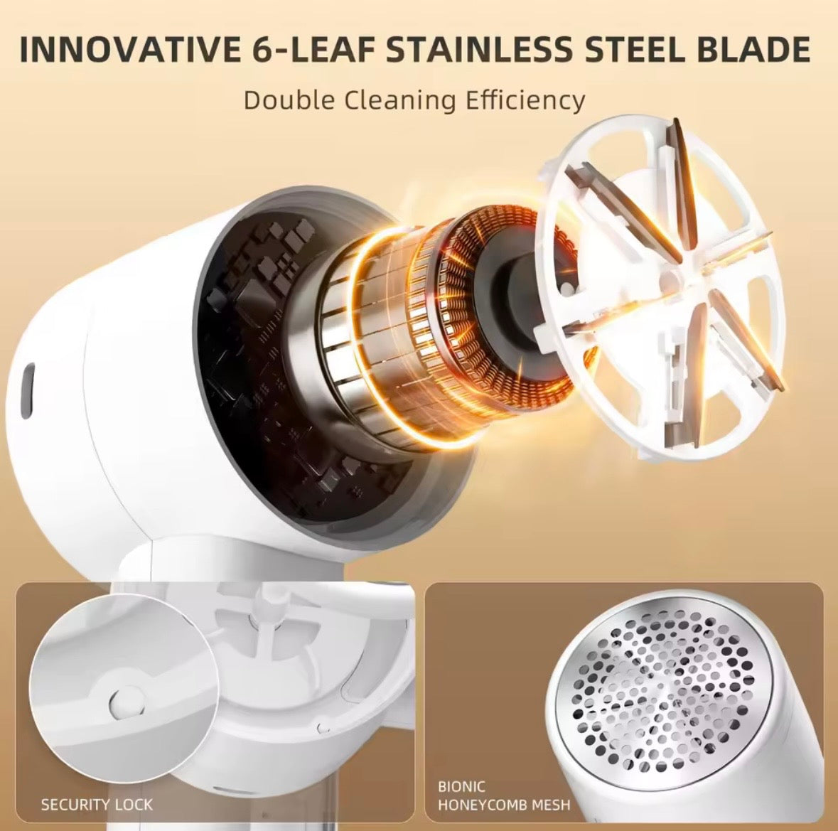 RENOVA – Uppladdningsbar  Noppborttagare