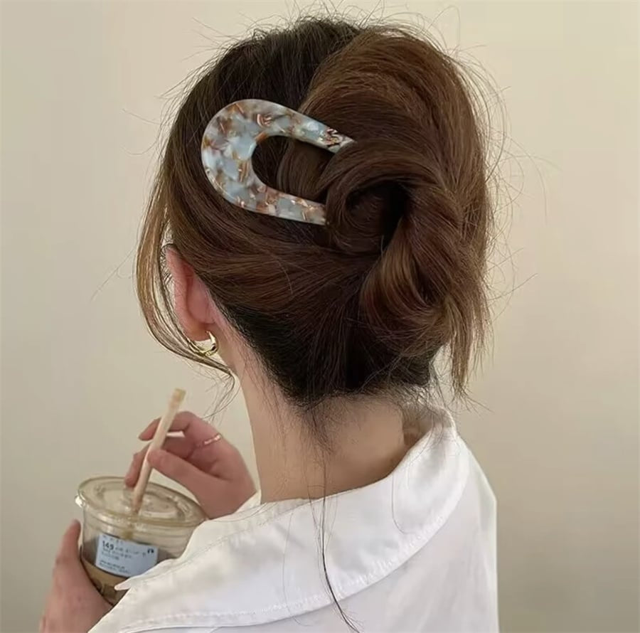 U-formad hårnål för kvinnor