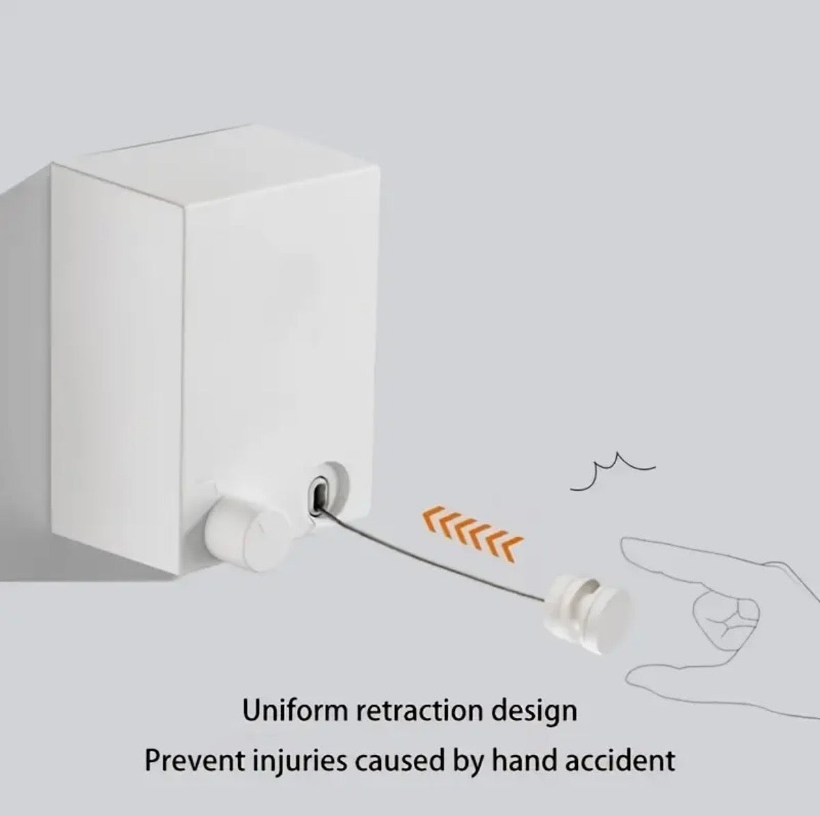 LINOR - Utdragbar tvättlina för smart torkning