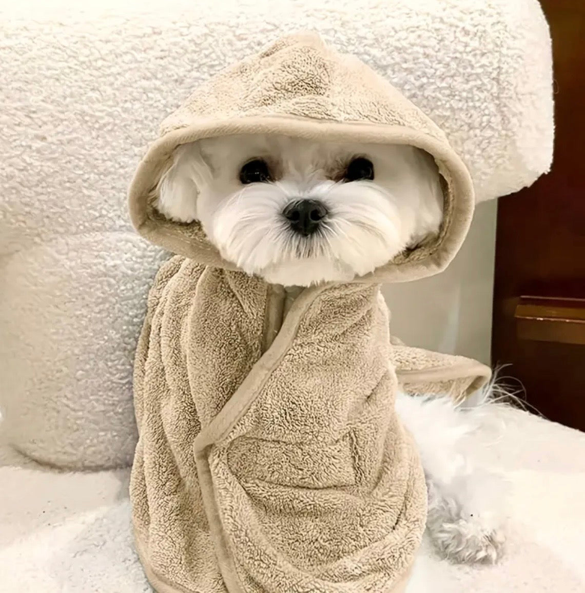 PÄLSTORKA - Mjuk &amp; Absorberande Torkrock för Hund