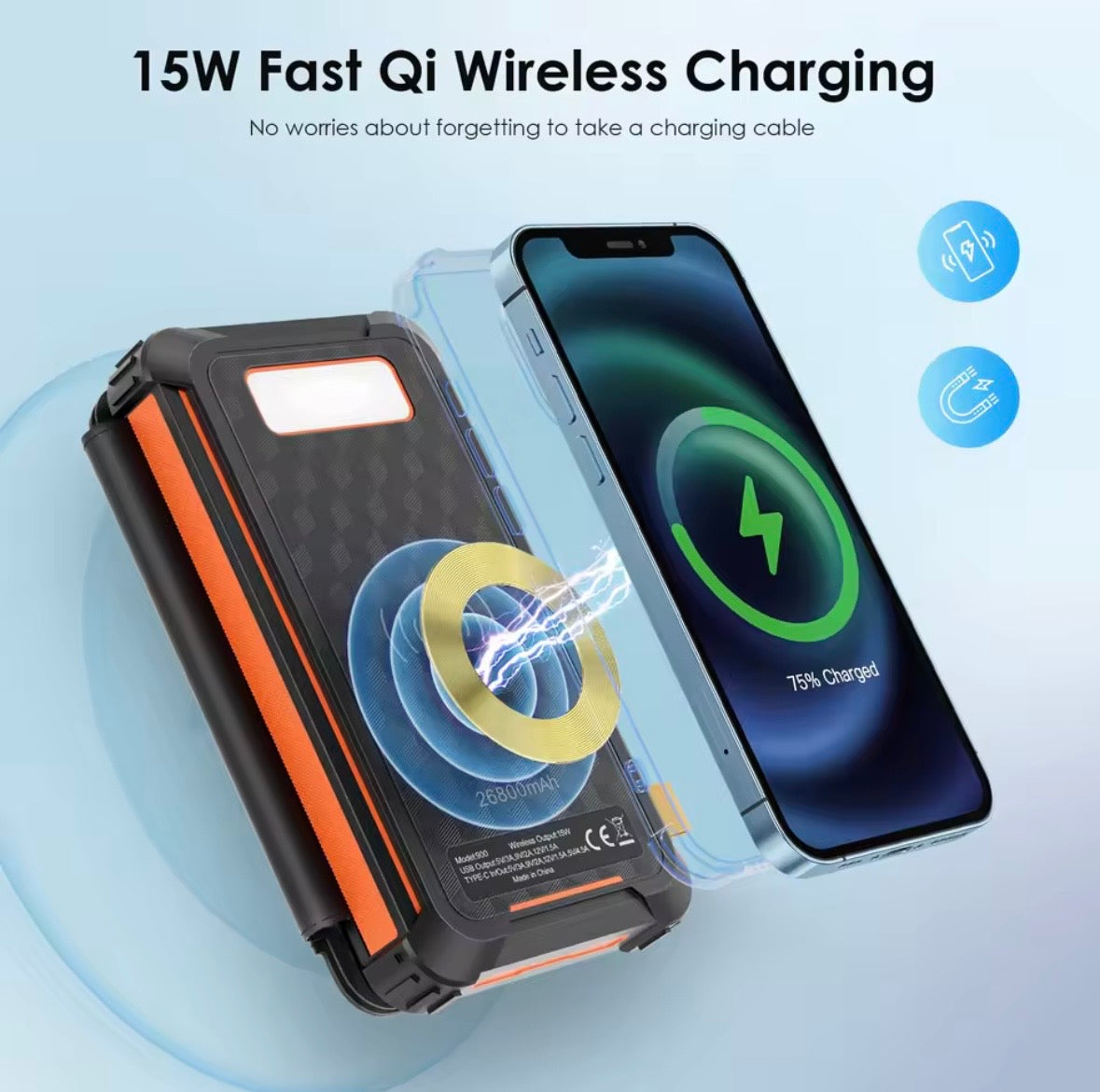 SOLKRAFT – Portabel Solcellspowerbank