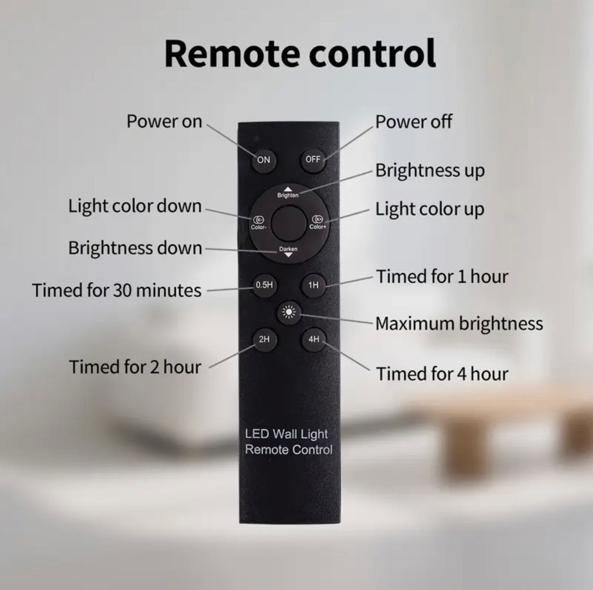 LUNOR – Trådlös designvägglampa