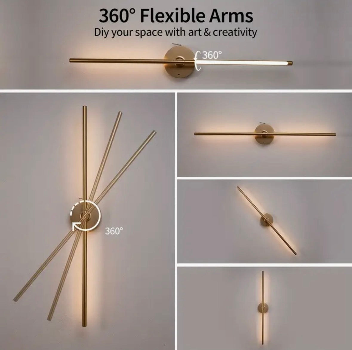 LUNOR – Trådlös designvägglampa