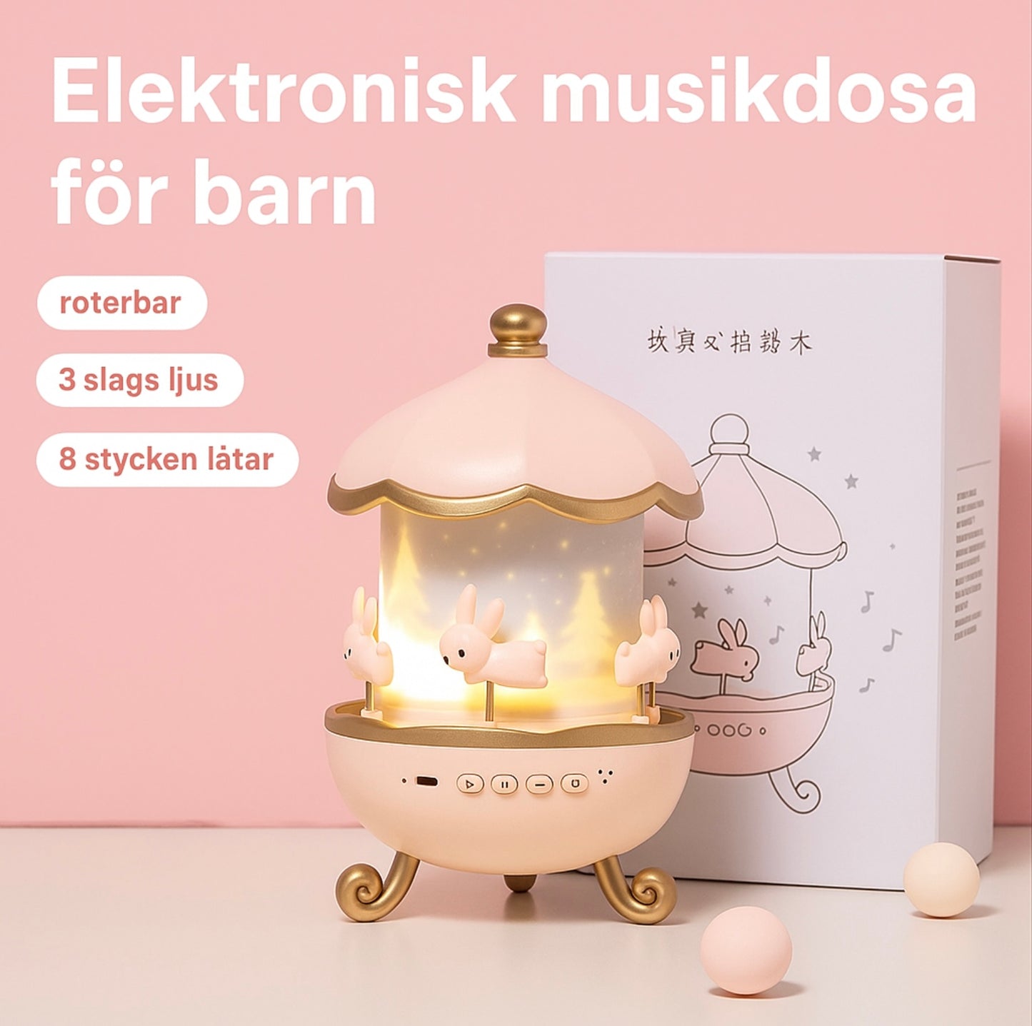 DRÖMLJUS - Magisk Stjärnhimmelprojektor för Natten