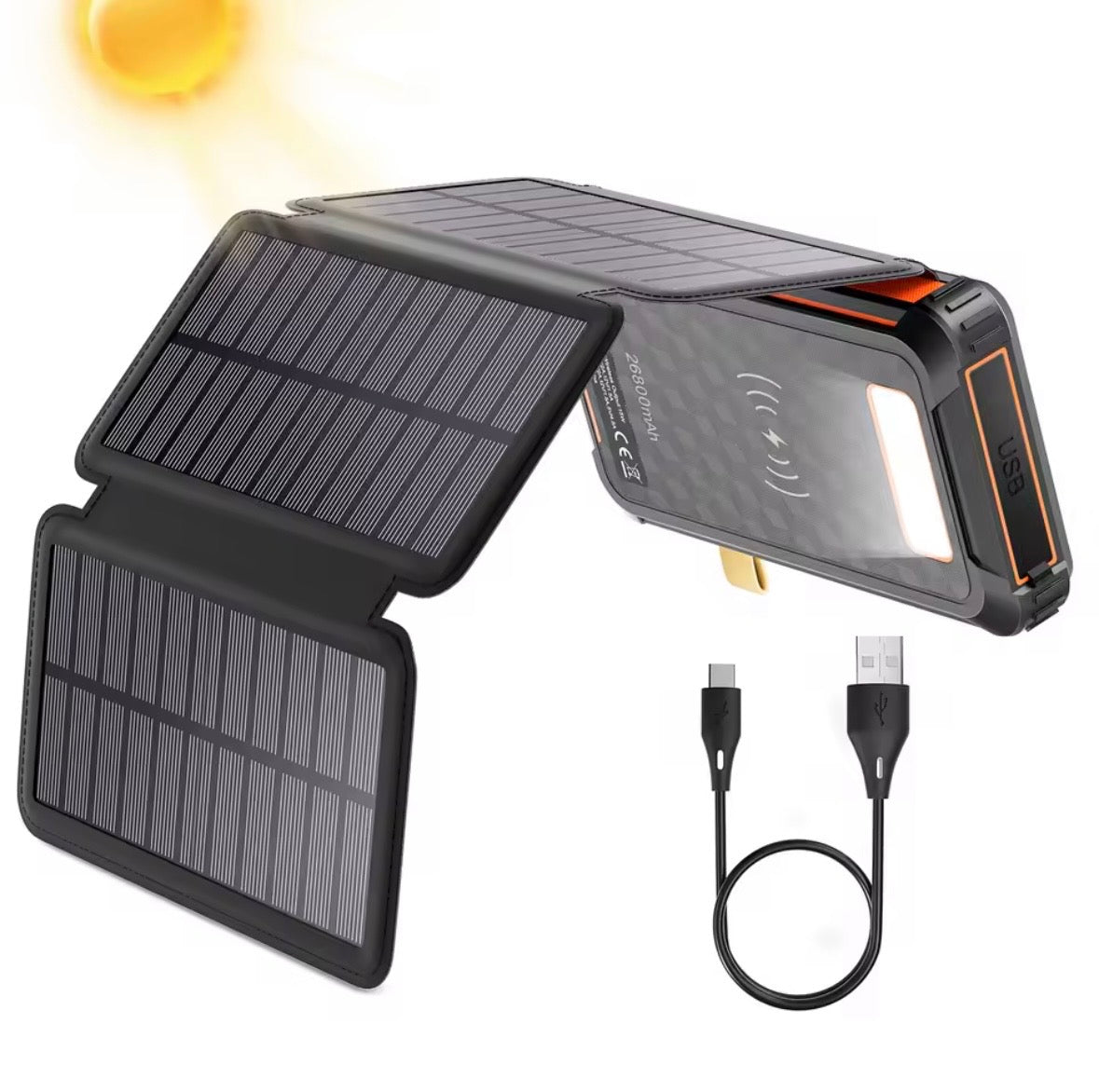 SOLKRAFT – Portabel Solcellspowerbank