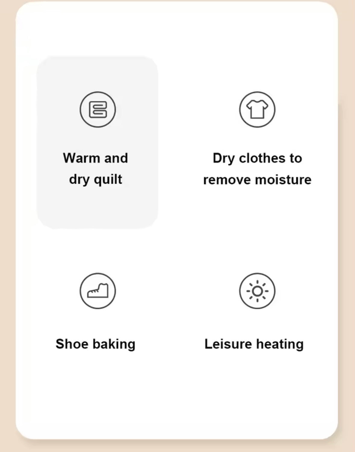 VÄRMO - Portabel Varmluftsfläkt