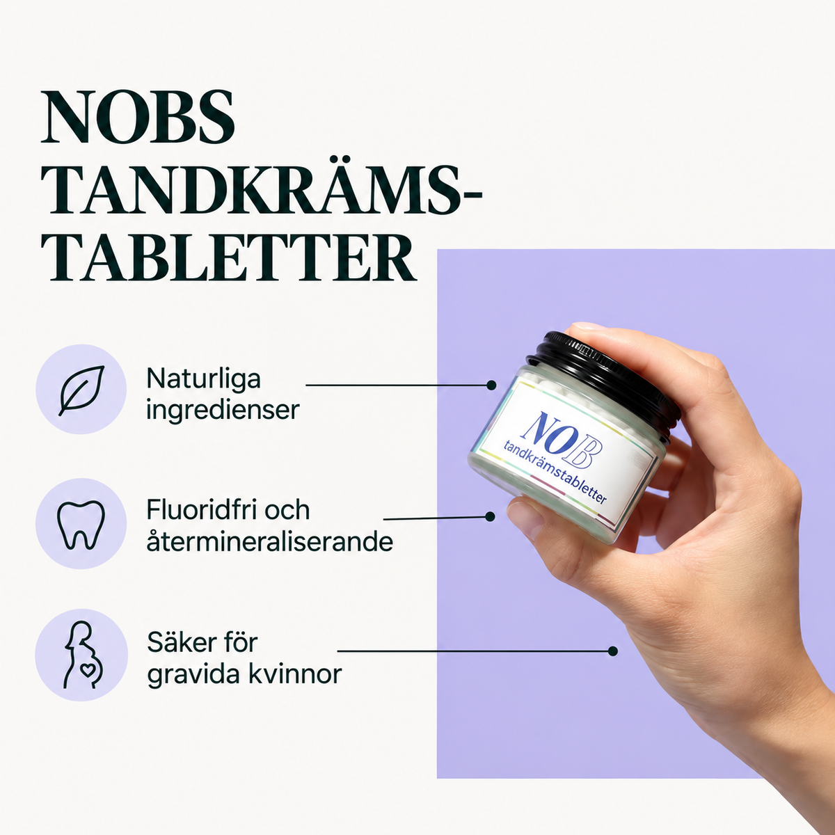 NoBS - Tandkrämstabletter