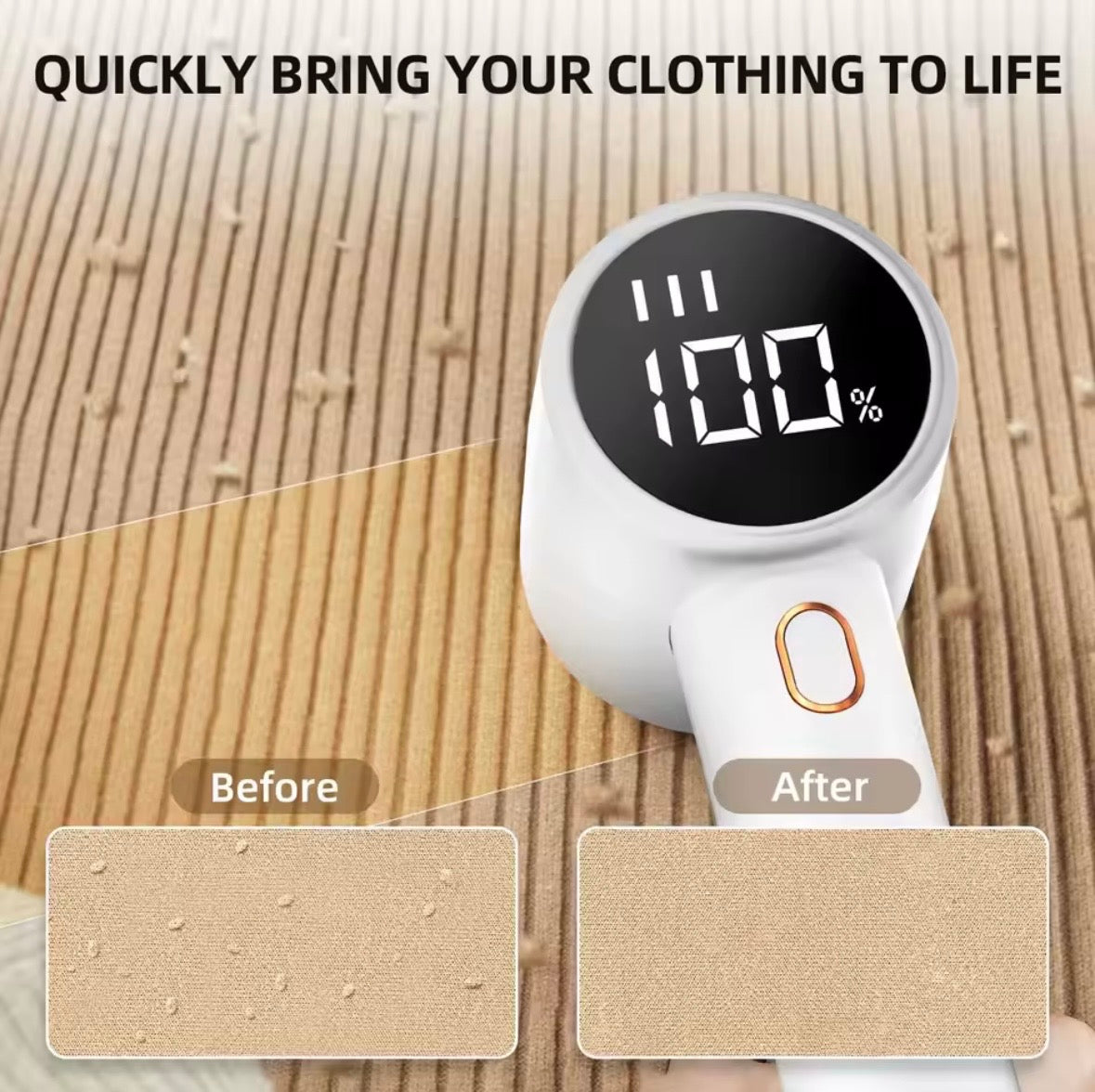 RENOVA – Uppladdningsbar  Noppborttagare