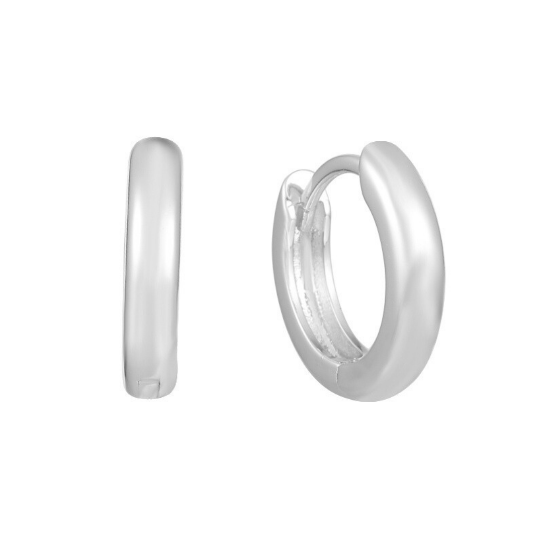 HOOPS - Chunky Hoops med Sagolik Charm