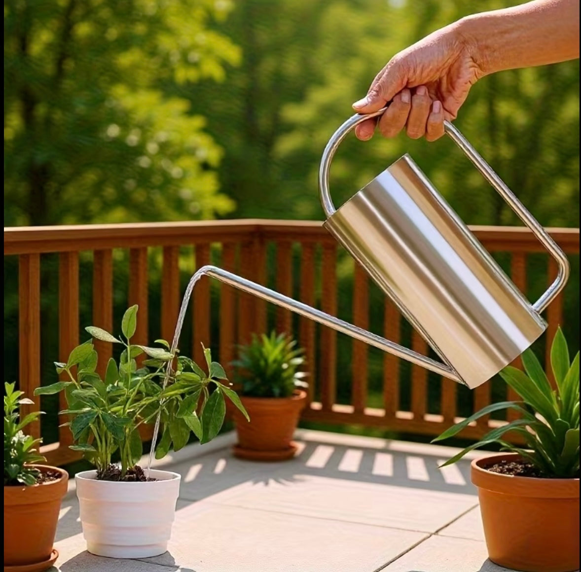 NORDSTÅL - Elegant Bevattningskanna i Stål