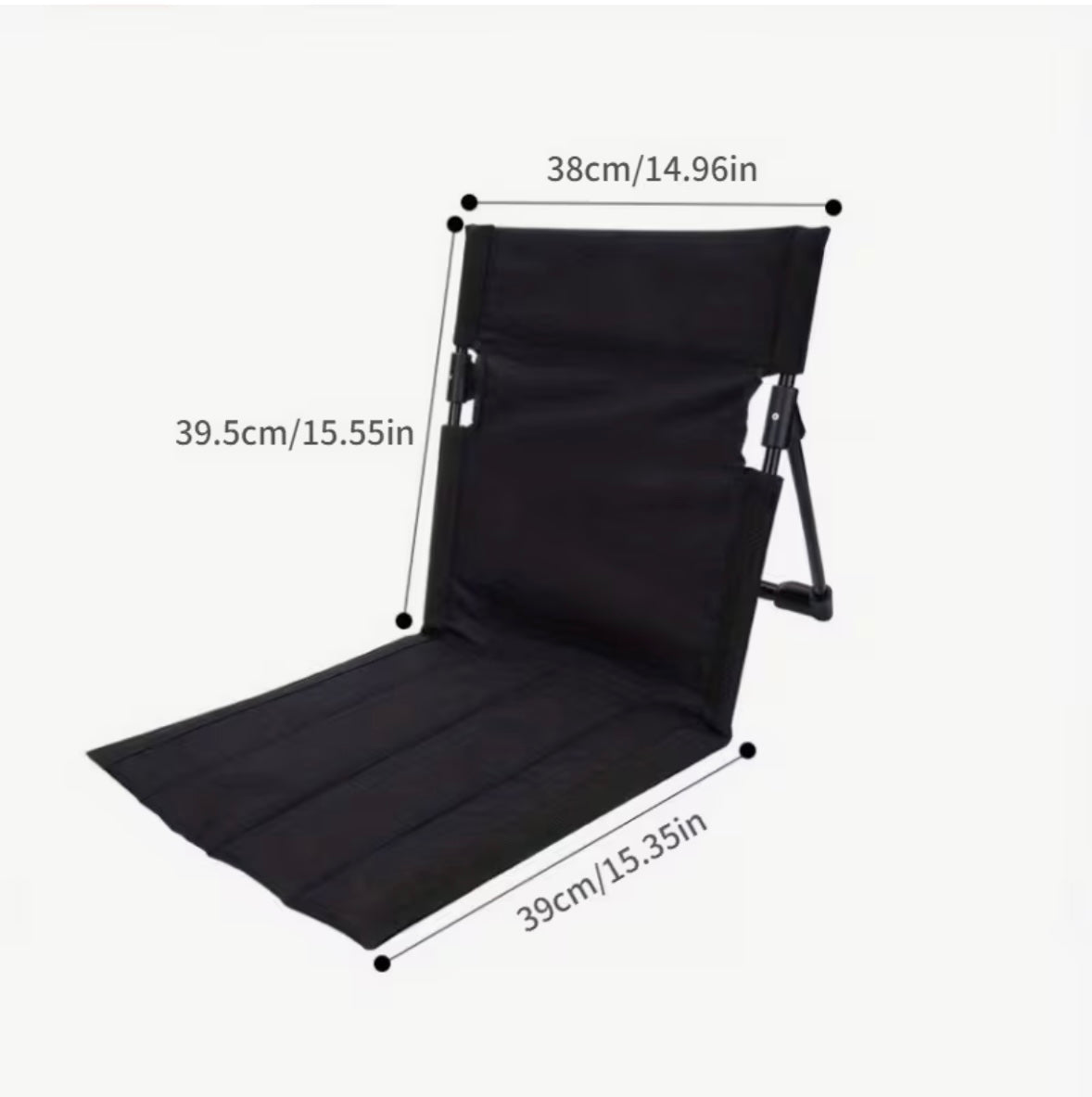 FOLDY - Golvstol 2-pack