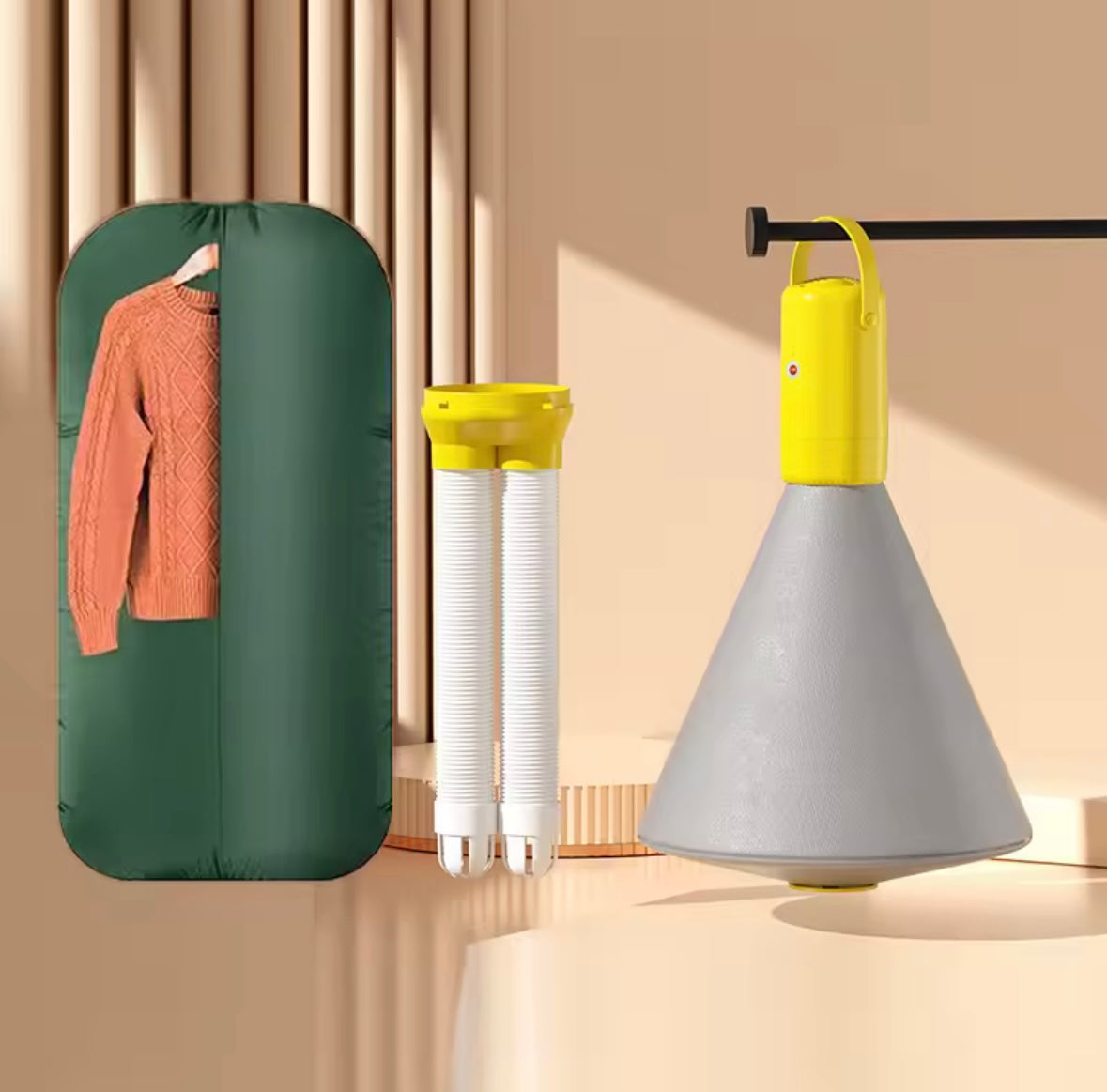 VÄRMO - Portabel Varmluftsfläkt