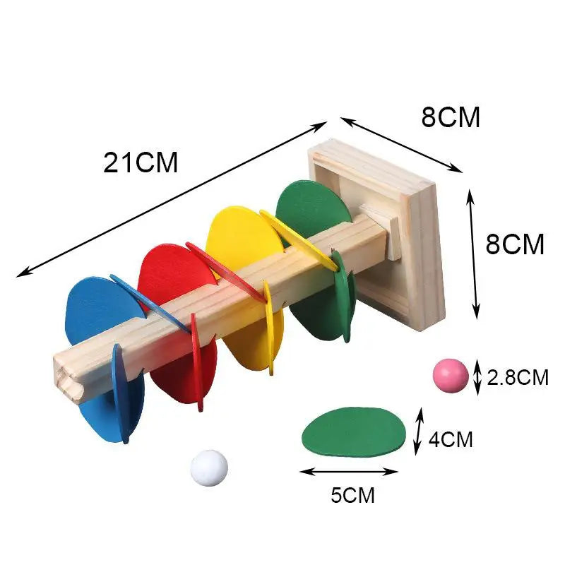MONTIROLL -Färgglad Montessori-kulbana
