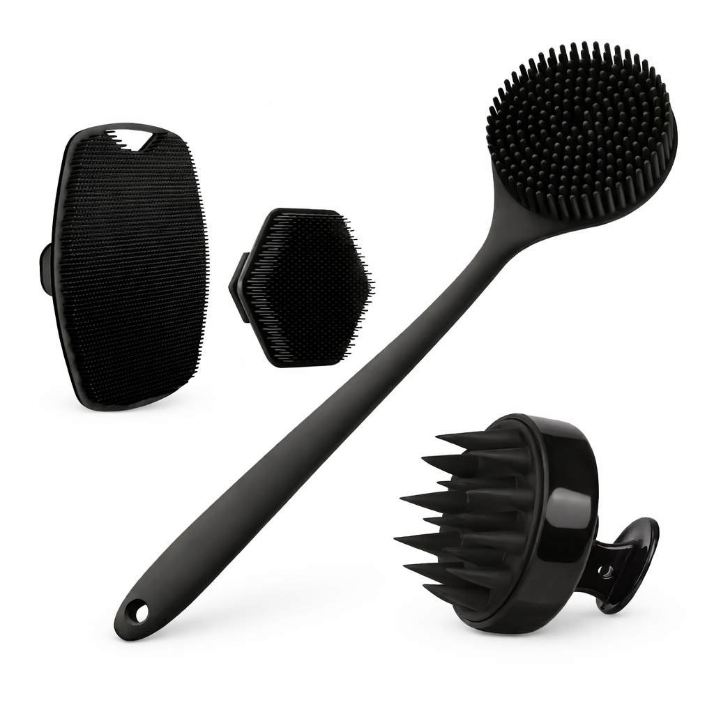 NORDSILK - Rengörande Exfolierande Masserande 4-delars set