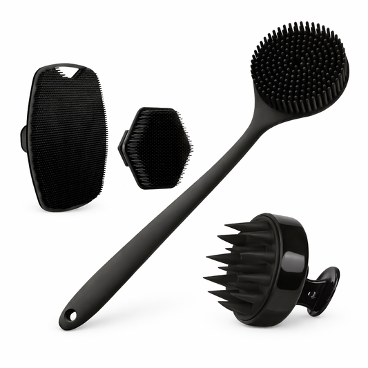 NORDSILK - Rengörande Exfolierande Masserande 4-delars set