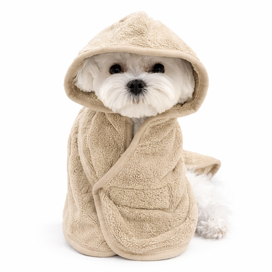 PÄLSTORKA - Mjuk &amp; Absorberande Torkrock för Hund