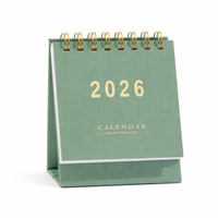 KALENDRA - Minimalistisk Skrivbordskalender Spiralplanerare