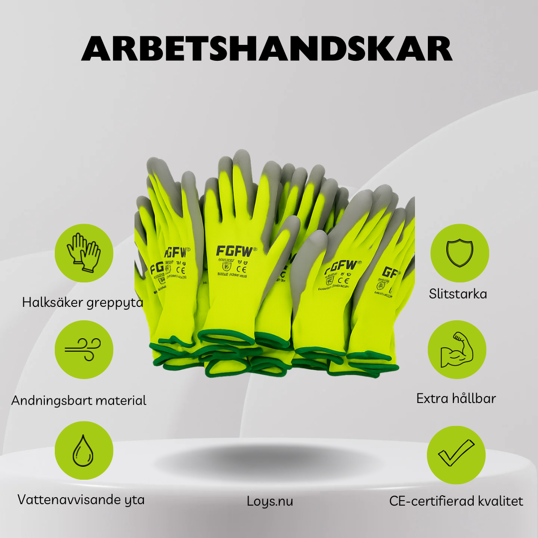 FGFW - Arbetshandskar med Grepp &amp; Komfort