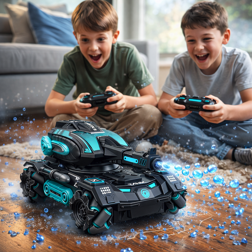 TURBO - Radiostyrd Stunt Tank med Vattenspray