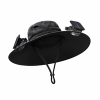 SOLARCOOL - Solhatt med Inbyggd Fläkt &amp; UPF50+