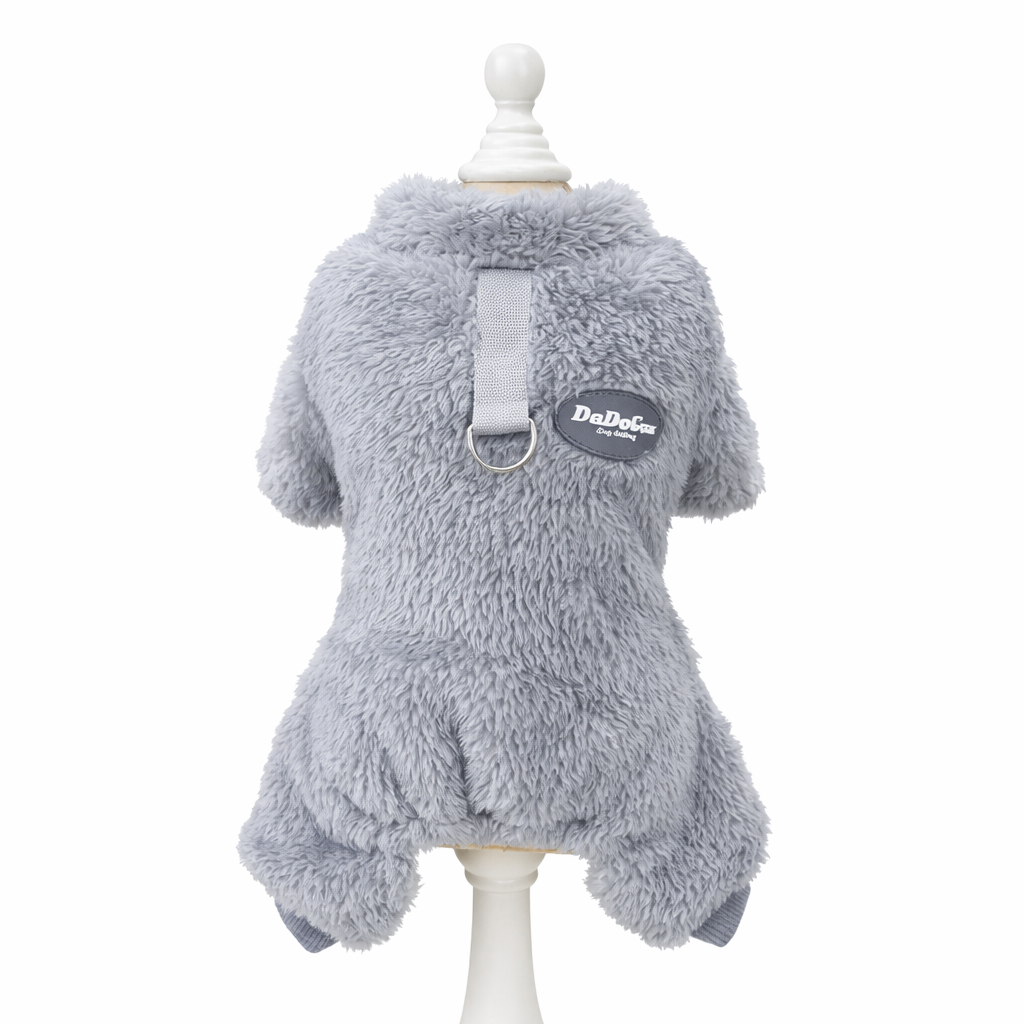 Elastisk husdjursjumpsuit med dragring