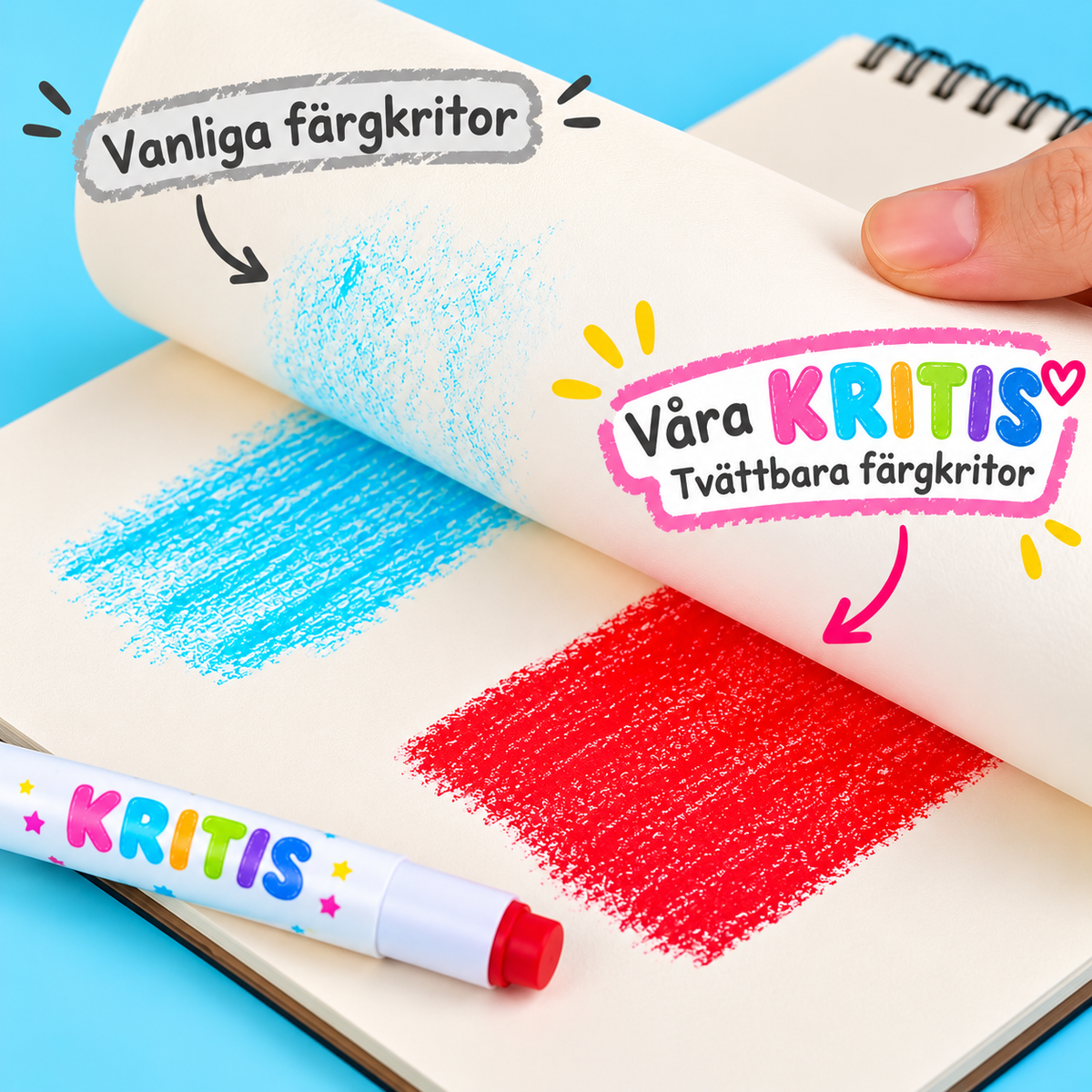 KRITIS – Tvättbara & Vridbara Kritor