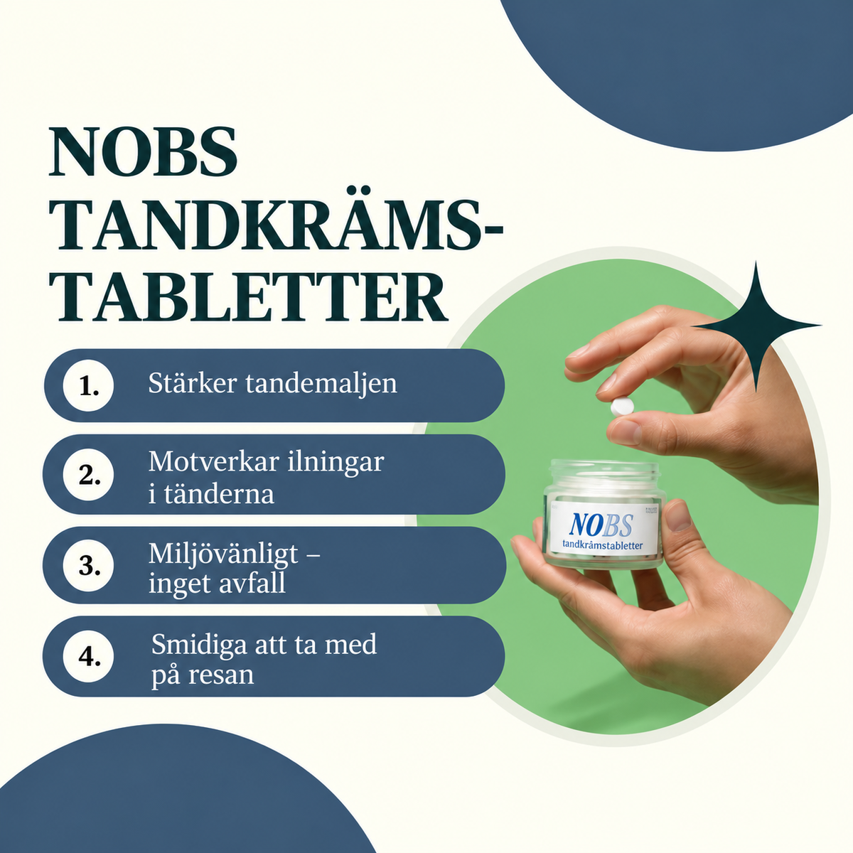 NoBS - Tandkrämstabletter