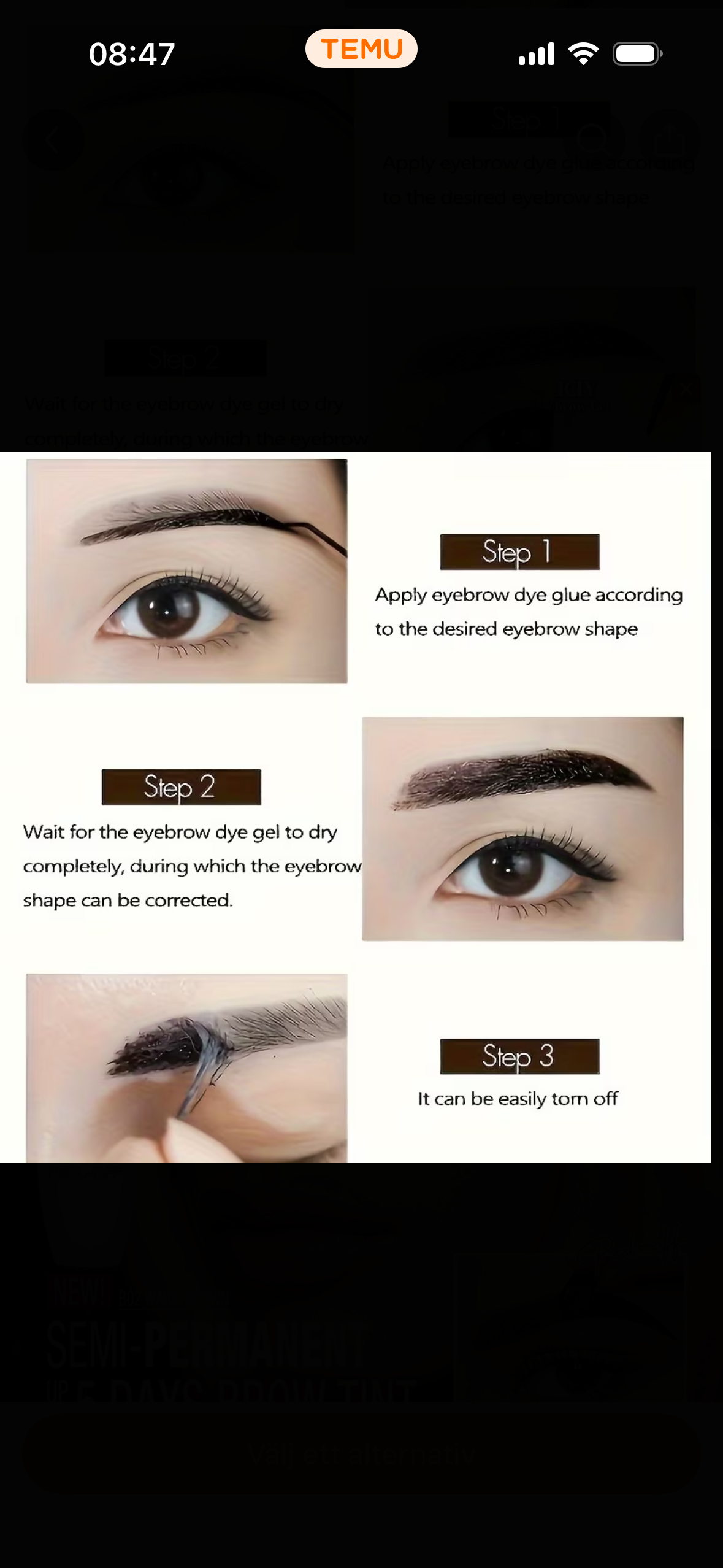 BRYNIA - Vattentät Semi-permanent Bryntint