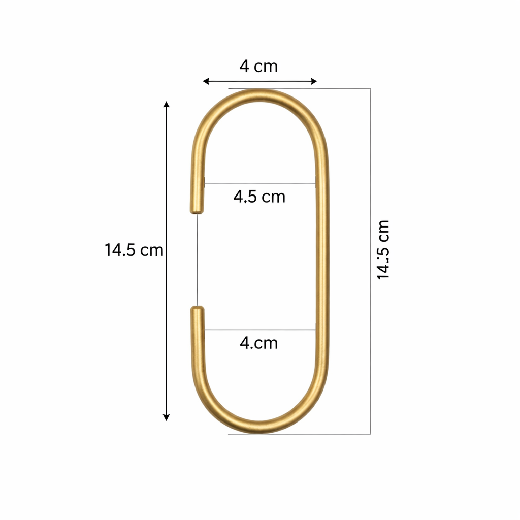 C-LINKA - Stilrena C-krokar i Aluminium