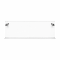 NOVA – Stilren Transparent Vägghylla