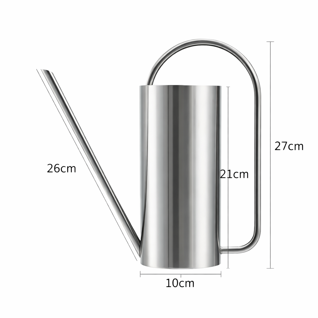 NORDSTÅL - Elegant Bevattningskanna i Stål