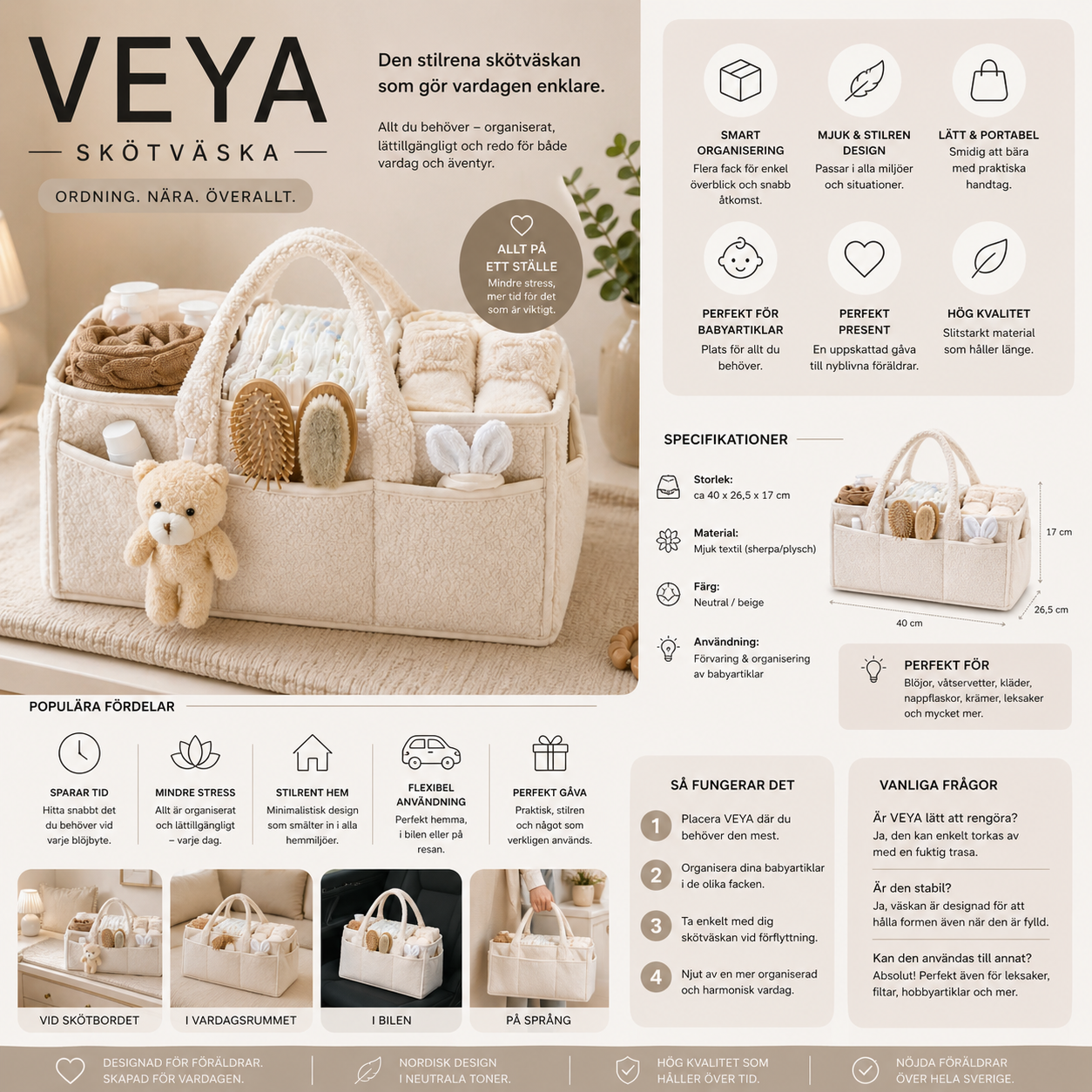 VEYA – Skötväska