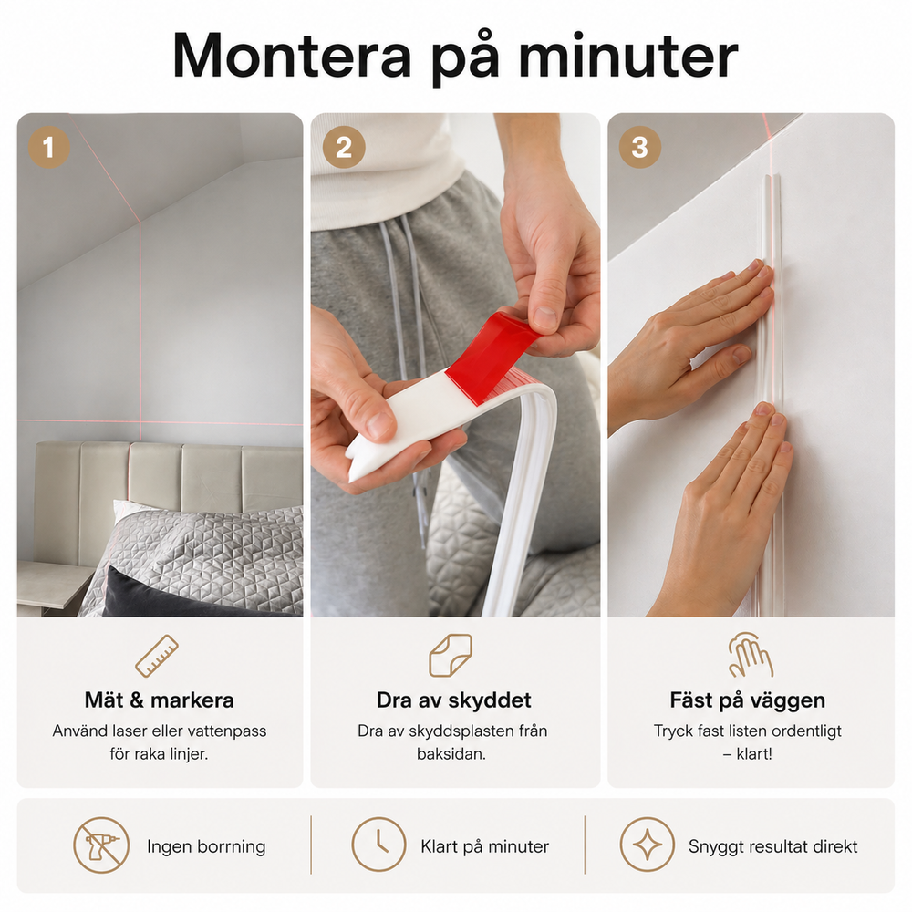 LINEA – Flexibel Väggdekorlist