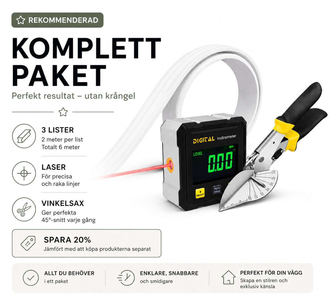 LINEA – Flexibel Väggdekorlist
