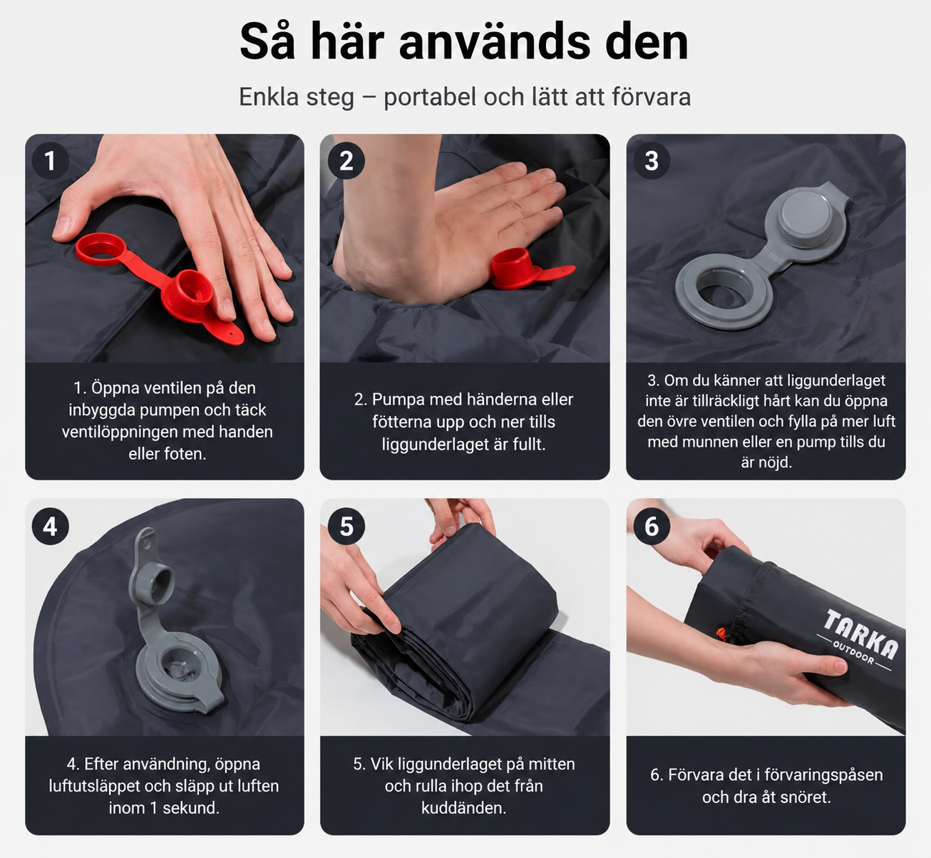 TARKA -Ultralätt friluftsmadrass