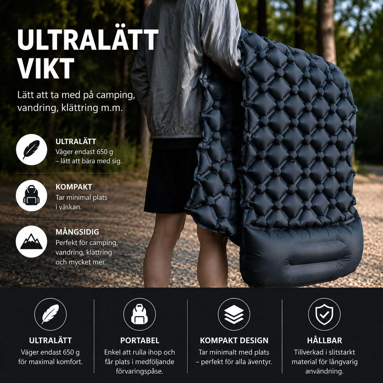 TARKA -Ultralätt friluftsmadrass