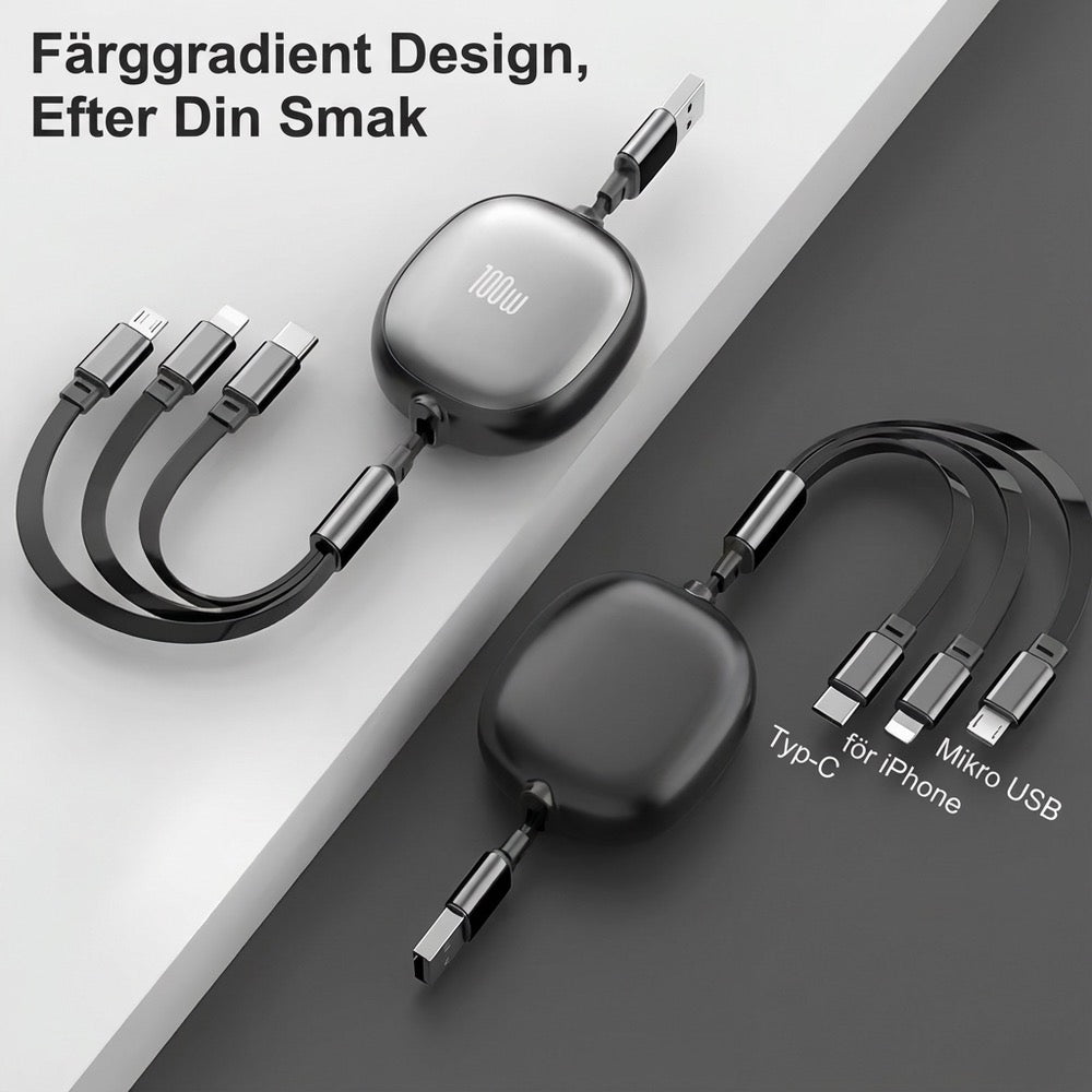 LADDA - 3 i 1 Multifunktionell Laddare