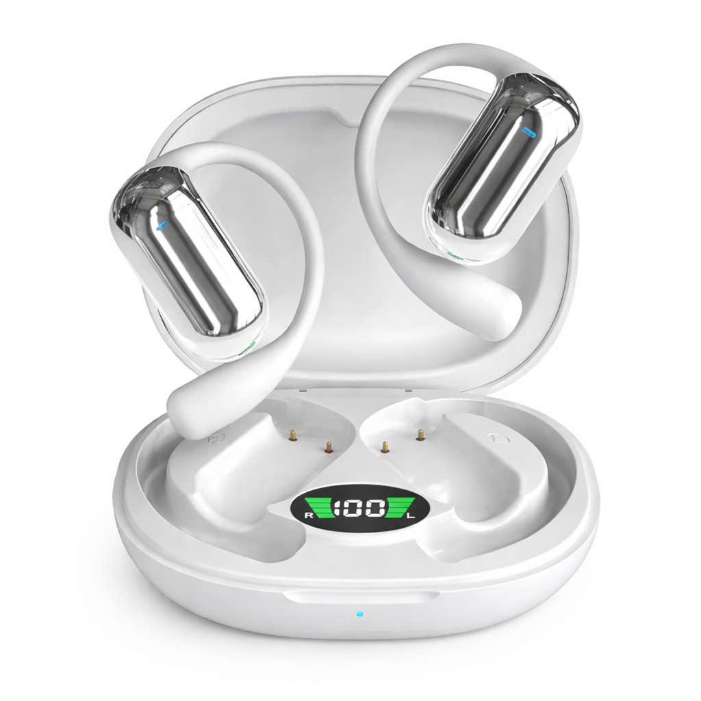 NordLingo Pro – AI-översättande Open-Ear Bluetooth-hörlurar