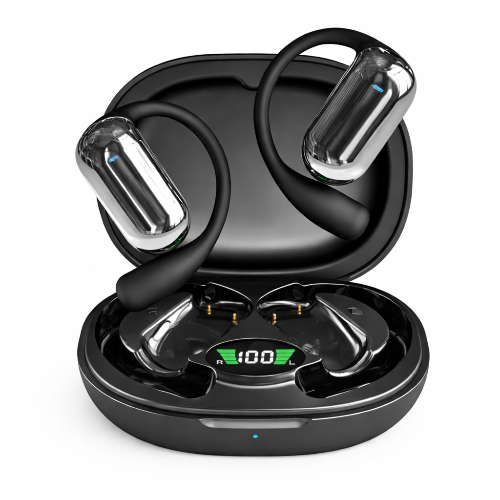 NordLingo Pro – AI-översättande Open-Ear Bluetooth-hörlurar