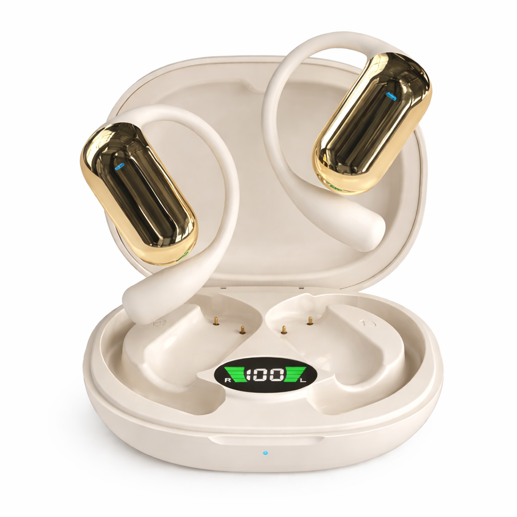 NordLingo Pro – AI-översättande Open-Ear Bluetooth-hörlurar