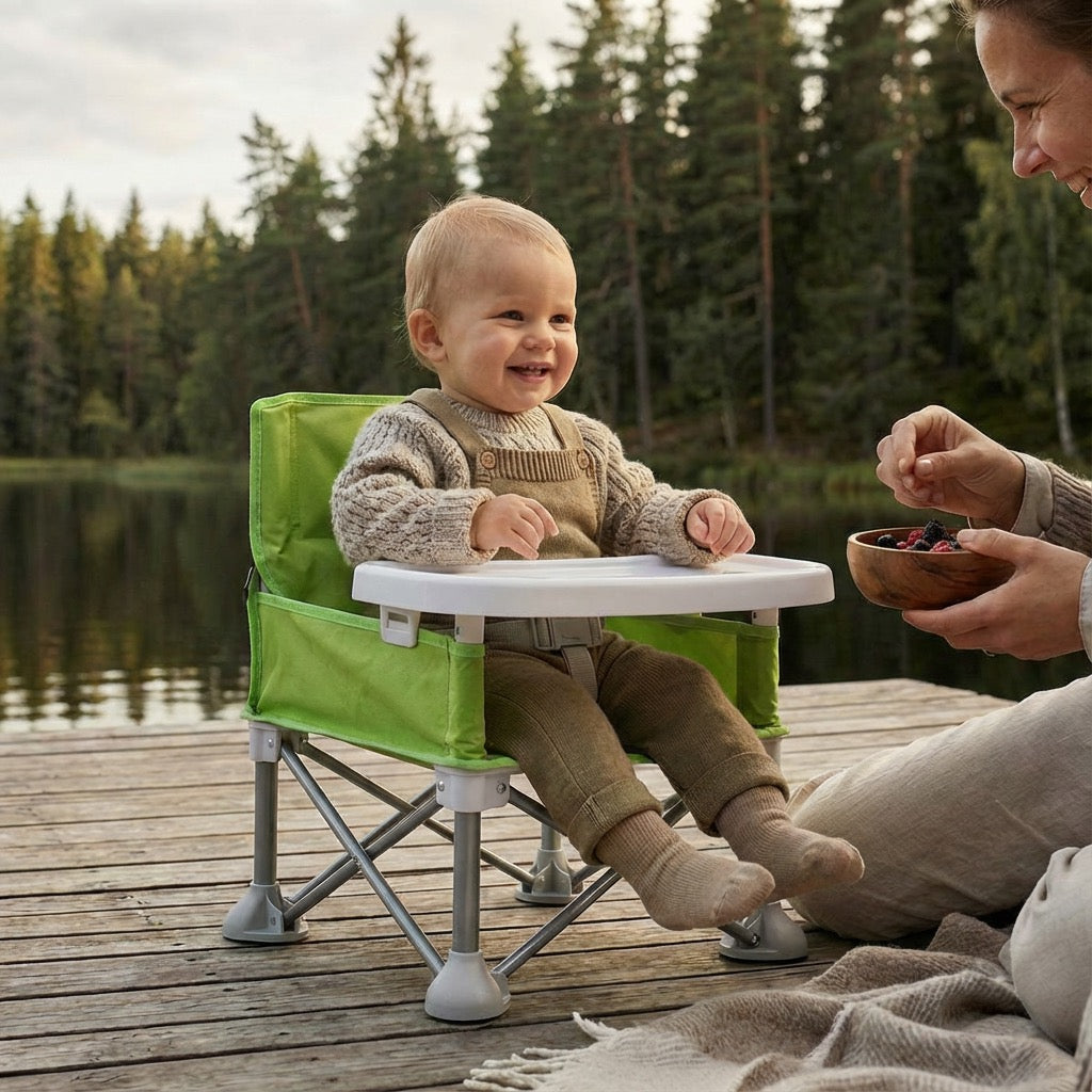 LILLÄVENTYR™ – Hopfällbar barnstol för Mat & Utelek