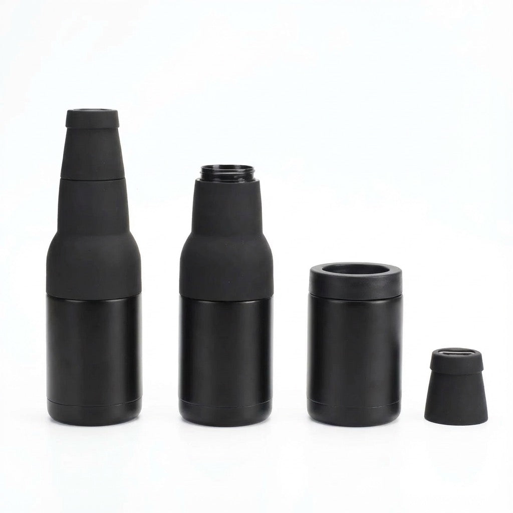 ISBÄGAREN™ – Isolerande dryckeskylare för burk och flaska med inbyggd kapsylöppnare