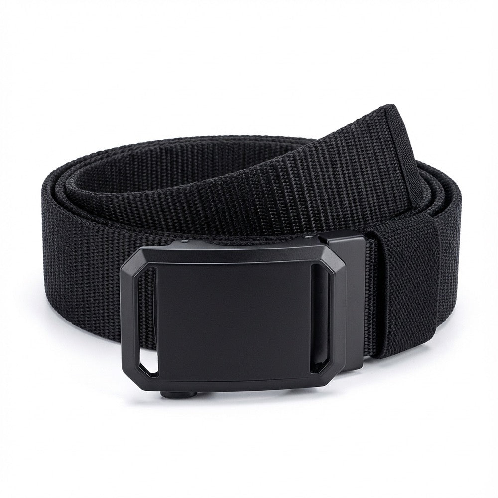 FJÄLLKRAFT - Militärinspirerat Canvasbälte med Automatiskt Spänne