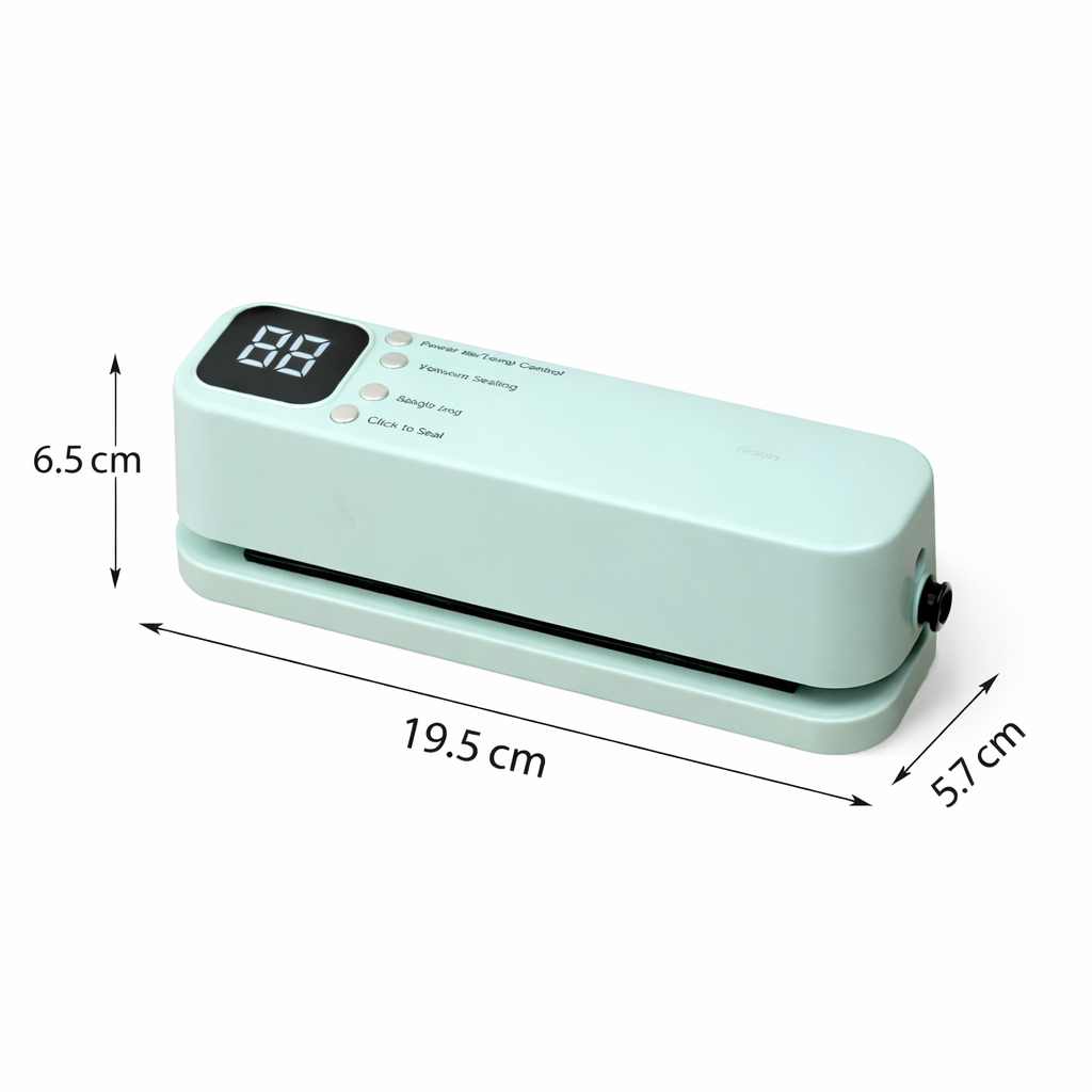 MATFRÄSCH – Liten Vakuumförslutare för Matförvaring